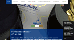 Desktop Screenshot of berrettificiocomi.it